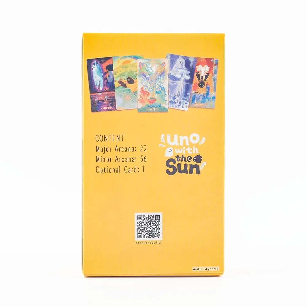 79Pcs A Style Full of Sunshine And Fantasy English Visions Divination Edition Deck Board Playing Games 10.3*6cm