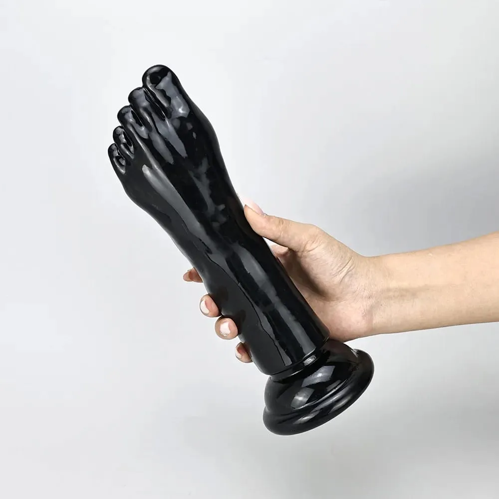 Big Feet Style Anal Plug Big Clear TPE ButtPlug Deep Masturbator Dildo Dilator Stimulator Anal Plug Adult Sex Toys For Women 18+