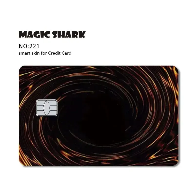 Magic Shark Meme Poke Dog Matte PVC Shockproof Sticker Film Skin Cover for Debit Credit Bank Card No Fade