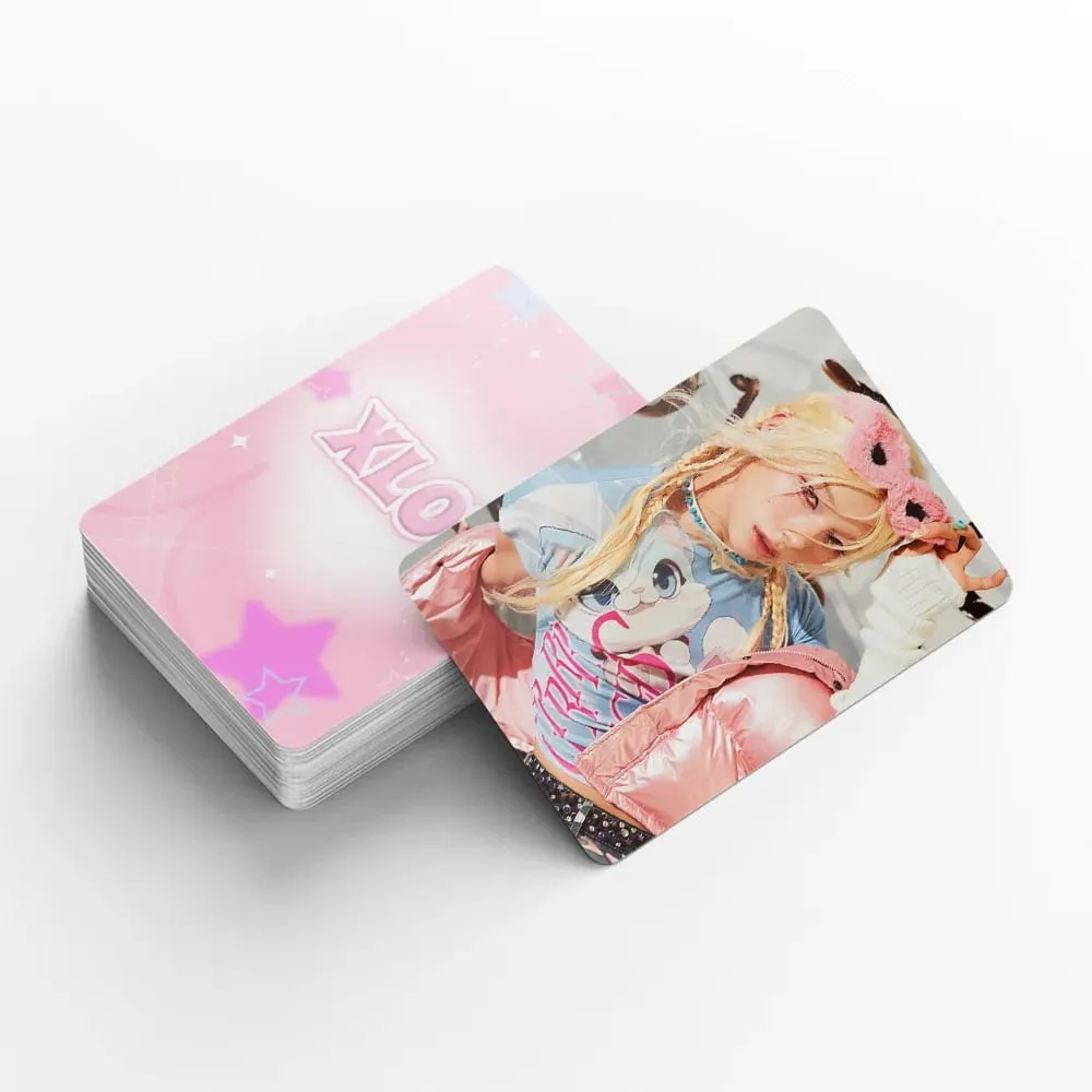 92Pcs/Set Idol XLOV New Mini 2 Album I God Periphery Lomo Cards And Stickers Postcards WUMUTI RUI HARU HYUN Fans Gift Collection