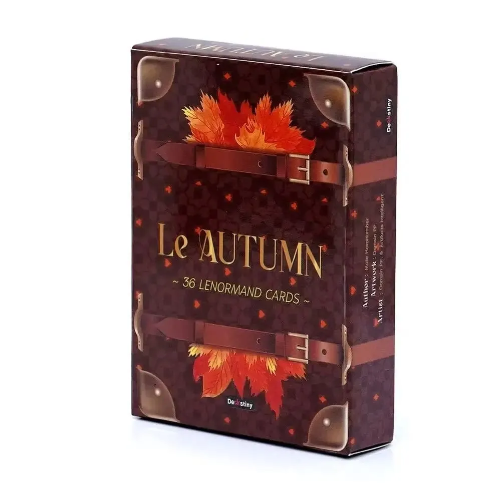 36 Card Oracle Deck for Divination Fortune Telling & Spiritual Growth Le Autumn Lenormand Cards 9*6cm