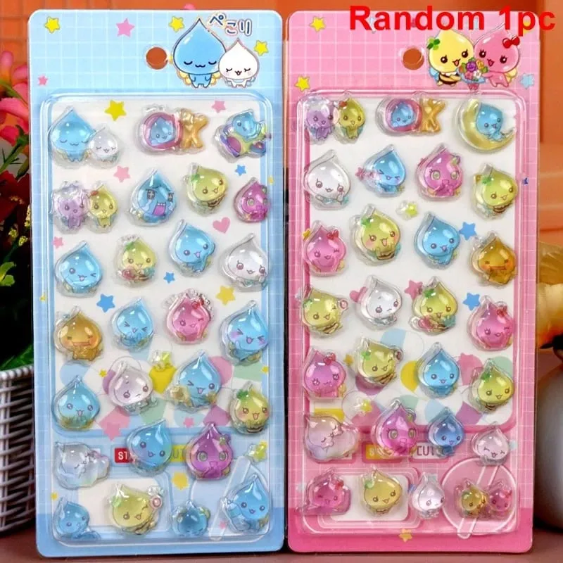 3D Stickers Cartoon Sticker Accessories Cute Stickers Seal 3d Phone Stickers Notebook DIY Stickers ボンボン ドロップシール