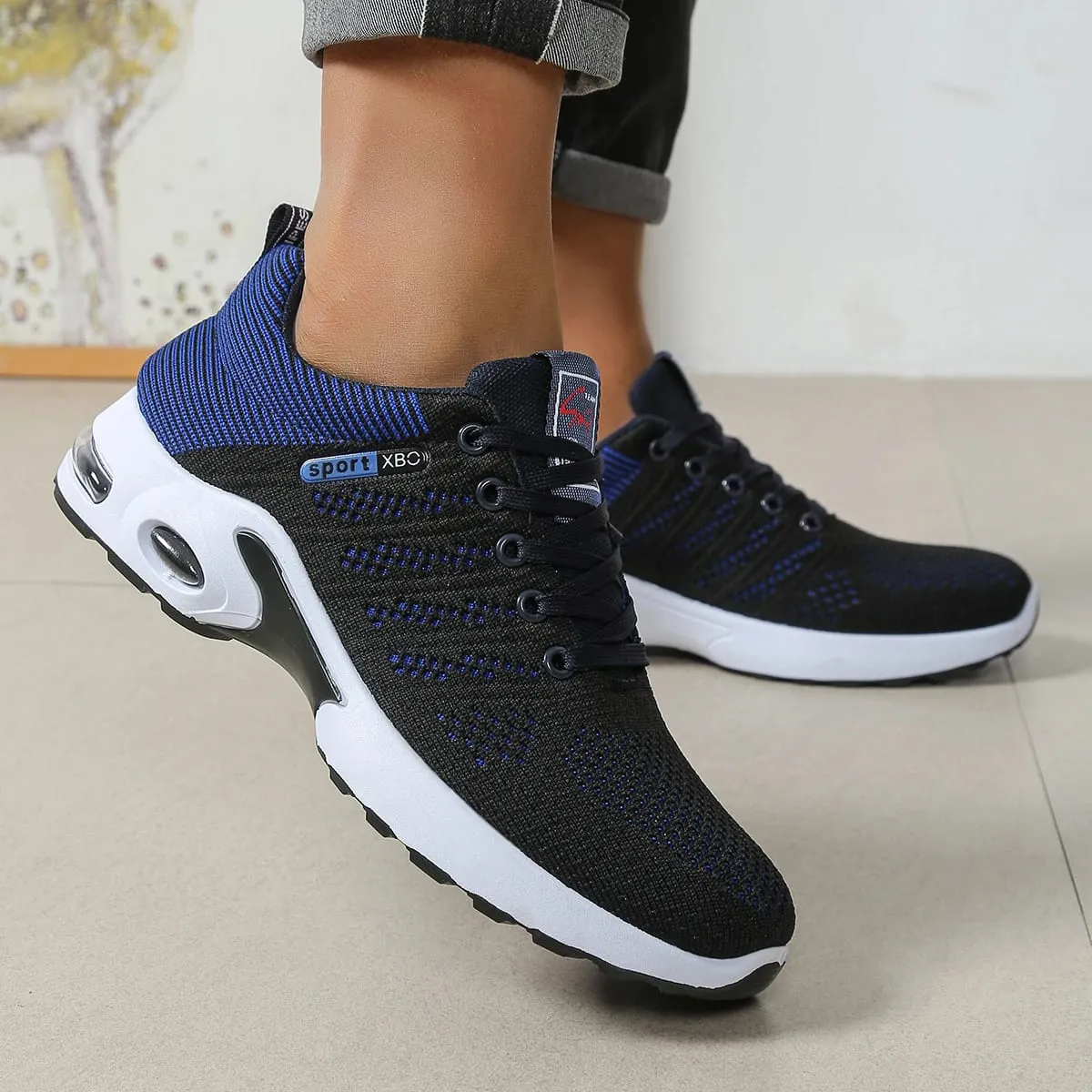 Men's Shoes Fashion Super Breathable Lace-Up Running Shoes - Non-slip Durable and Pillow Comfort - Men's Fashion Sneakers — image 4