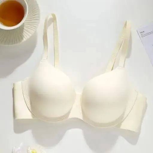 12CM Ultra Thick Push Up Bra for Small Chest Seamless Wireless Lift Anti-Sagging Bra Soft Support Invisible Bra Lingerie