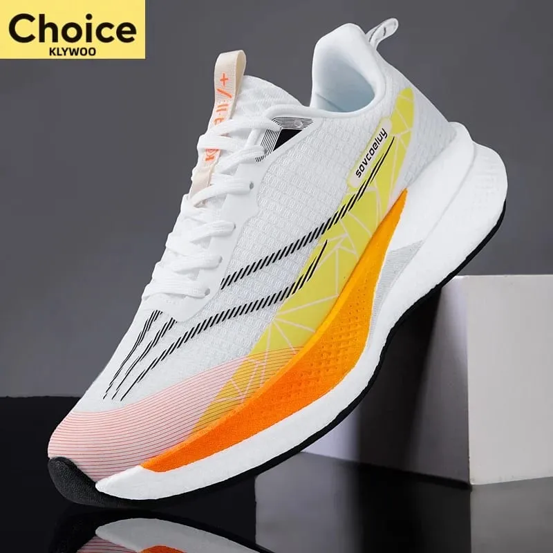 Marathon Running Shoes Men Sports Carbon Board Breathable Lightweight Comfortable Women's Athletic Cushion Stability Sneakers