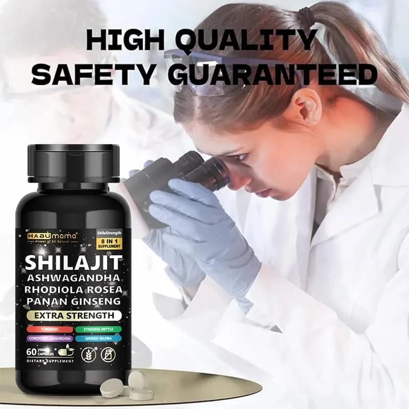 Natural Powerful Male Supplement with Shilajit Ashwagandha & Ginseng Extract