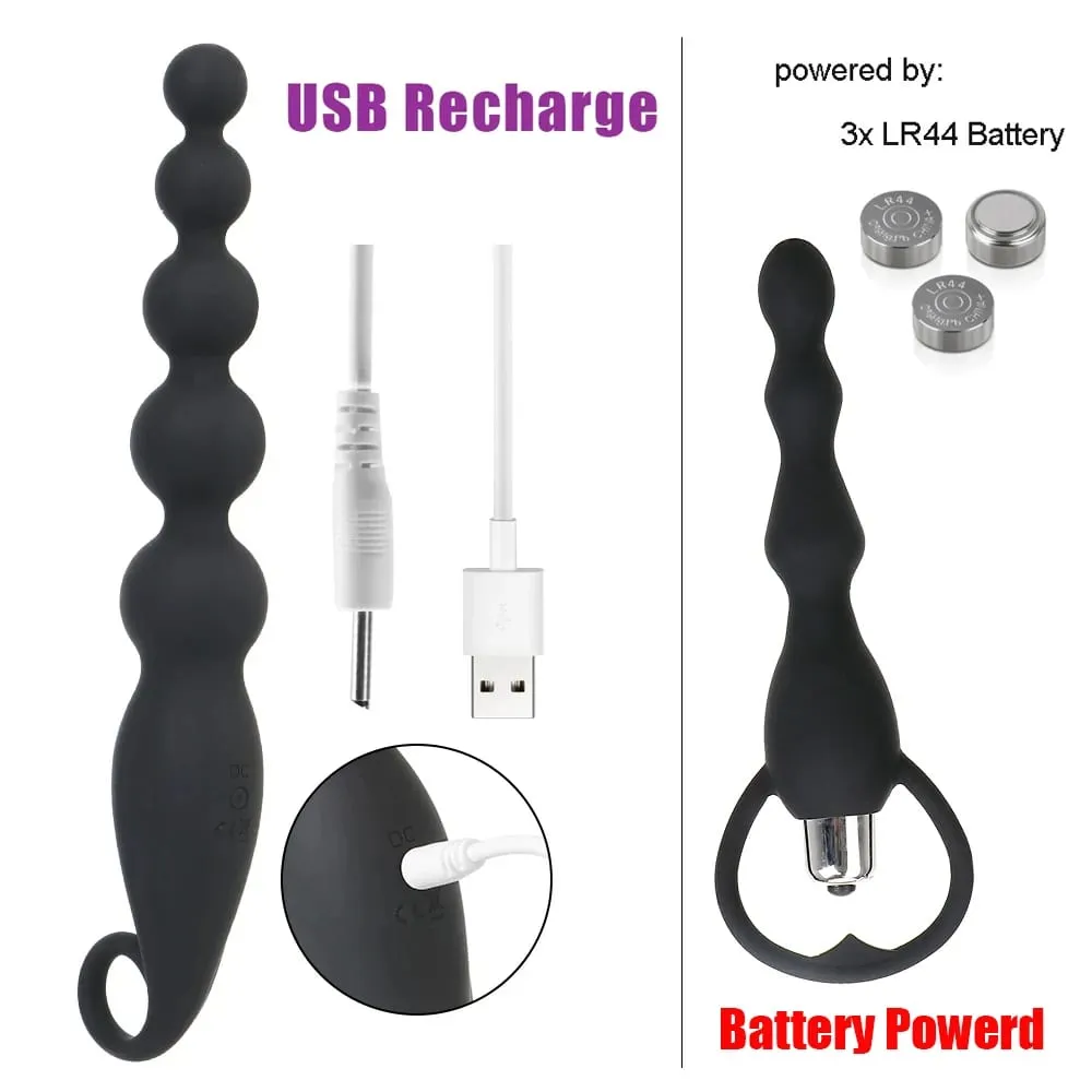 Anal Beads Vibrators For Women Butt Plug Clitoris Vaginal Stimulator Men Anus Dilator Fake Dildos Female Masturbator Sex Toys 18