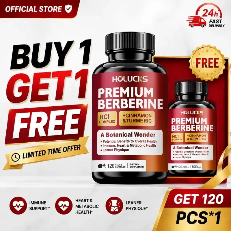 Berberine Supplements with Cinnamon & Turmeric Support Metabolic Health Immune Balance & Wellness for Daily Life