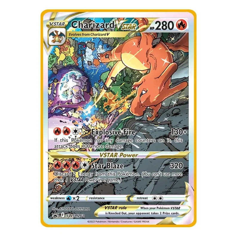2026 NEW Pokemon Metal Card 10000 Points Arceus Charizard Super Card English Mewtwo Lucario Greninja Lillie Anime Cards