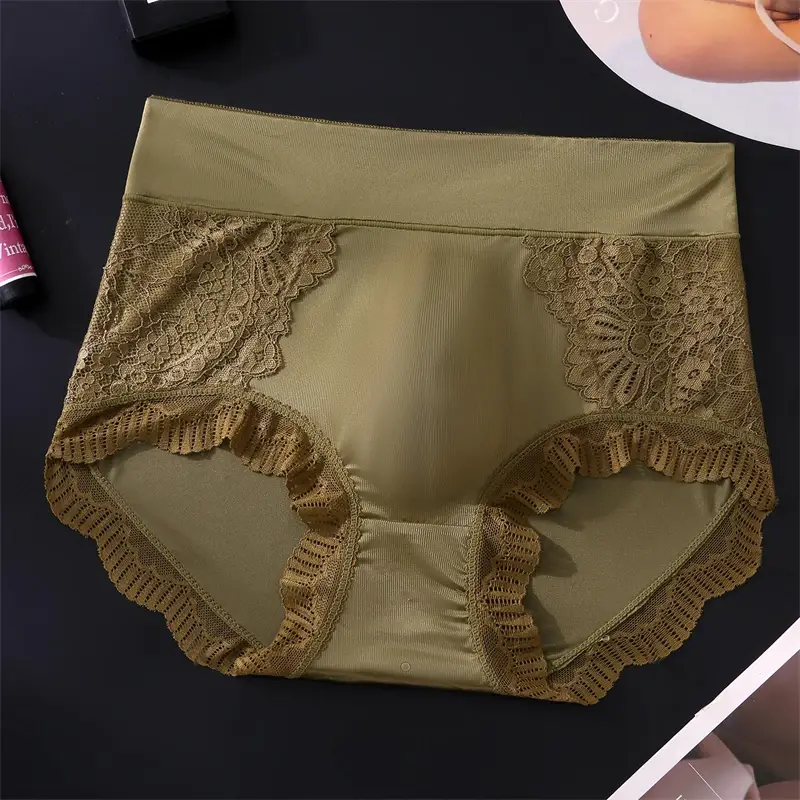 Sexy men's underwear Ice silk lingeries for man adults 18 plus cuecas masculina lace mesh cueca 3D seamless calzoncillos hombre