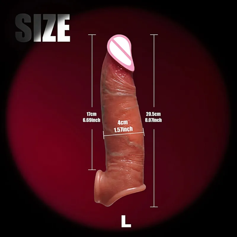 Man Dick Enlargement Semen Lock Ring For Men Delayed Ejaculation Soft Silicone Penis Sleeve Hollow Cock Ring Adult 18+ Sex Toy