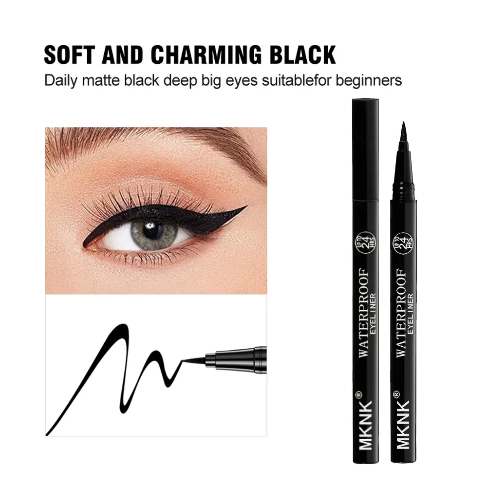 Eye Make-up Liquid Eyeliner Long-lasting Waterproof Non-fading Beauty Make-up Tools Quick Dry Non-halo-dye Eyeliner Cosmetics