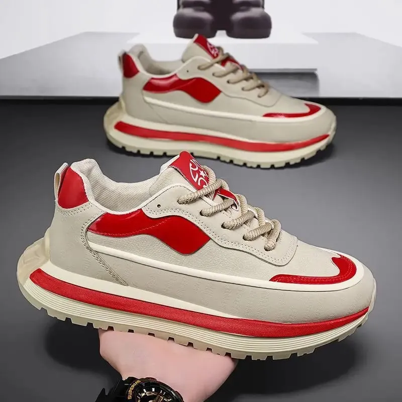 Free Shipping Men Shoes Casual Sneakers Skateboarding Fashion Leather Outdoor Running Hiking Tennis Luxury Platform Comfortable