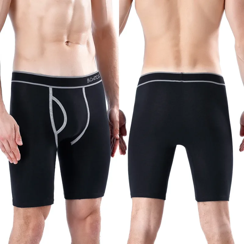 2026 novo estilo de algodão voar boxer perna longa roupa interior para o homem shorts tamanho grande e calcinha homme marca luxo boxerhomme cuecas