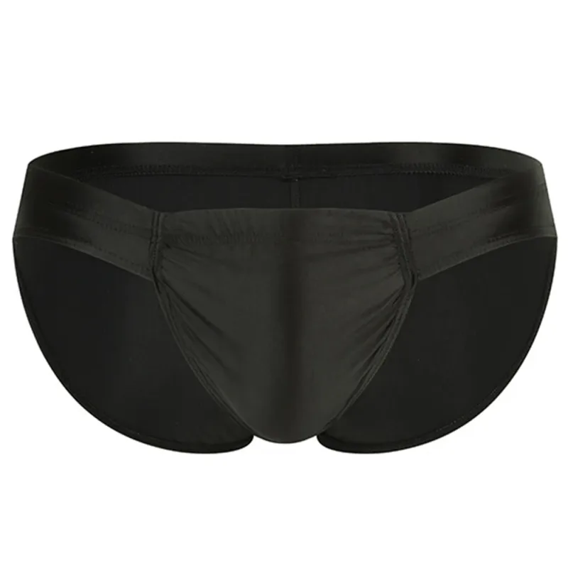 Men Oil Shiny Glossy Very Hot Lingerie Low Waist Briefs Breathable Underwear For Man Unisex Panties Underpants Men's Clothing