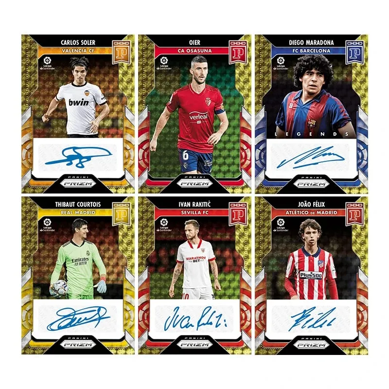 Panini Style DIY Card Set: Neymar CR7 Modrić & Ansu Fati Ultimate Football Gift for Fans Premium Signature Collector Cards
