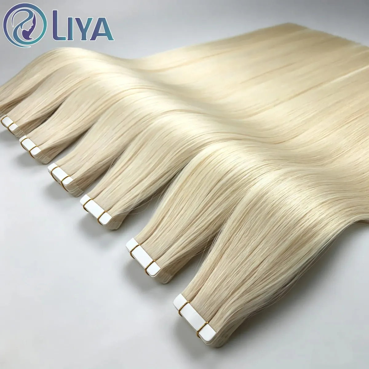 #613 Bone Straight Tape In Hair Extensions 100% Human Hair Skin Weft Invisible Tape In Human Hair Extensions 50g/20pcs For Woman