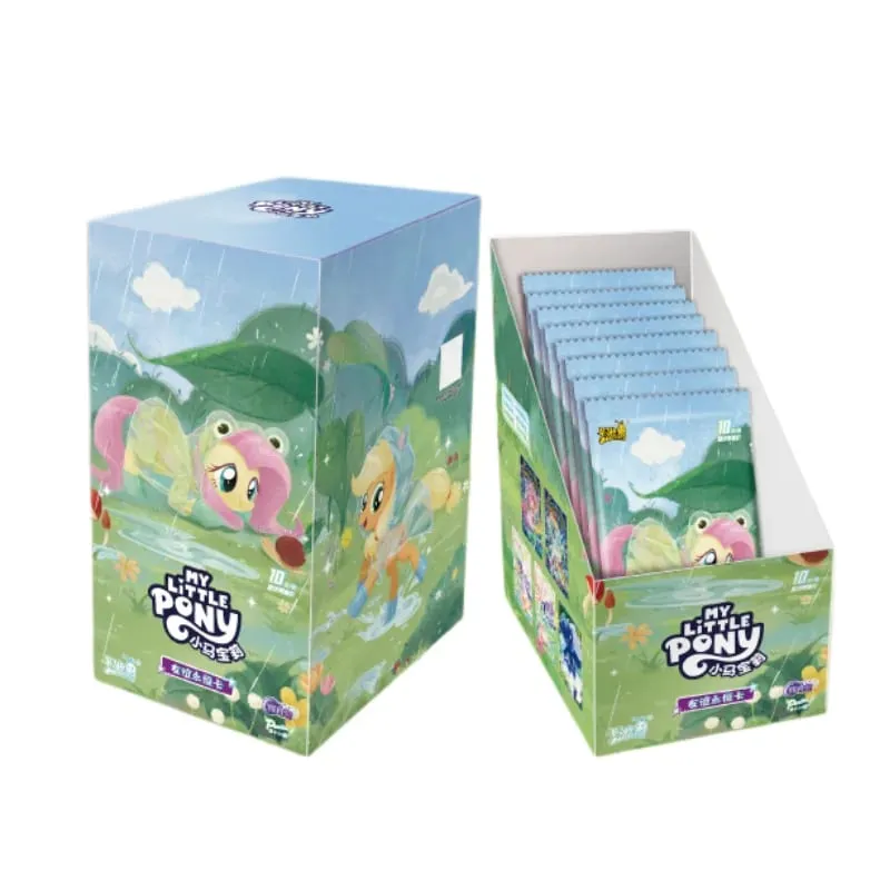 Authentic My Little Pony Friendship Forever Moon 12 11 10 Series Collectible Cards Fluttershy Anime Merchandise Gifts