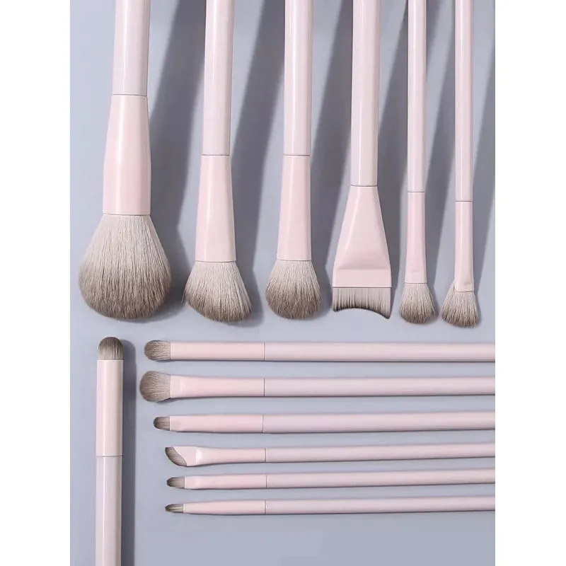 13Pcs Soft Fluffy Makeup Brush Set Ideal for Makeup Beginners Works for Foundation Blush & Eyeshadow for Flawless Makeup Look