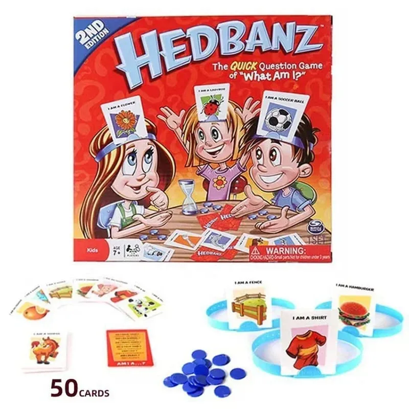 Kids Funny Cards Board Game Toy Family Party Game Guess Who I Am Game Parent-Child Interactive Educational Toy Gift for Boy Girl