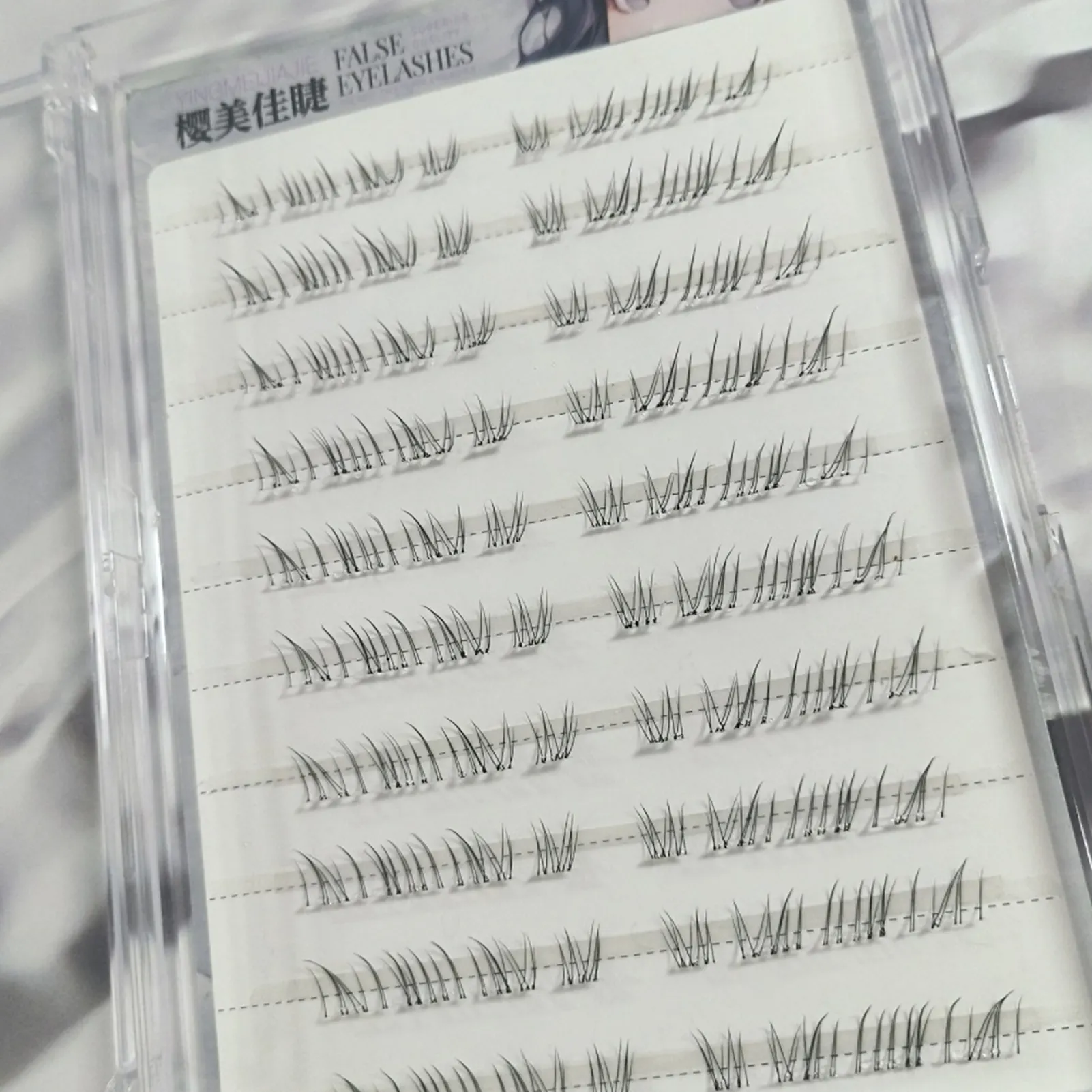 Natural Looking Lower Fake Eyelashes Wispy Cosplay Individual Lashes Cluster Comic False Eyelashes For Beauty Perfect Eye Makeup