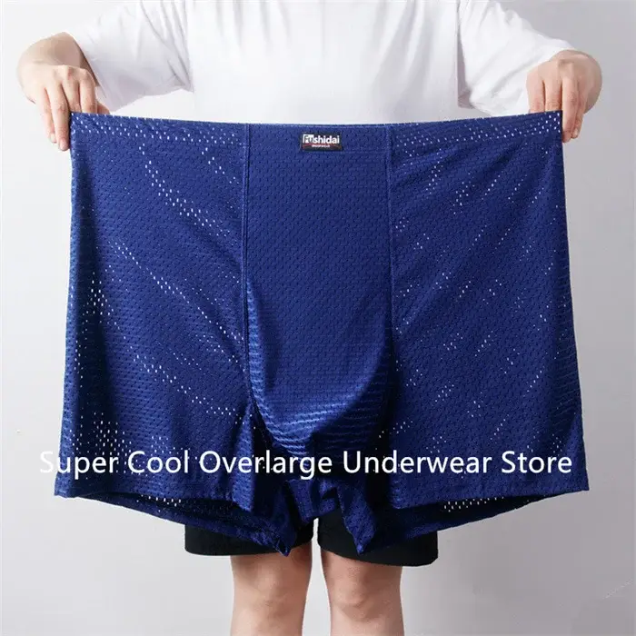 ฤดูร้อนตาข่ายนักมวยผู้ชาย 200 กก.PLUS ขนาด 13XL 12XL กางเกงกางเกงชายกางเกงเอวสูง 10XL ชุดชั้นในขนาดใหญ่กางเกงขาสั้นผ้าไหมน้ำแข็ง