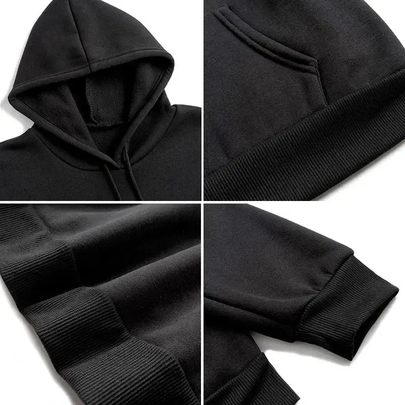 Anime Hazbin Hotel Alastor Printed Hoodies Y2K Men Women Casual Goth Hoodie Soft Thick Fleece Hooded Sweatshirt Loose Street Top