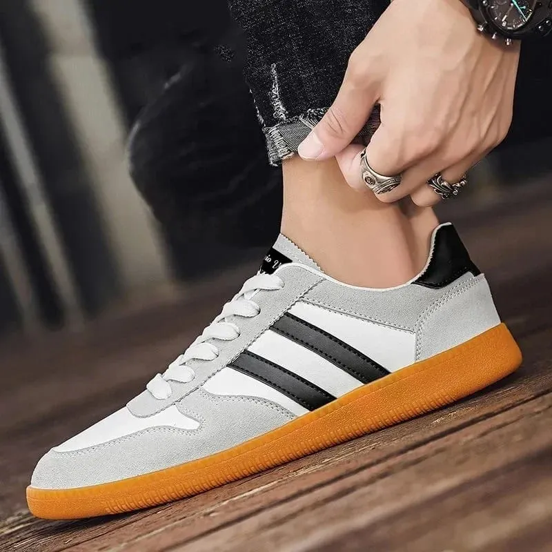 2026 HOT SALE Men's Sneakers Trendy Spring Breathable Fashionable Board Shoes Thick Bottom Versatile Soft Bottom Casual Sneakers