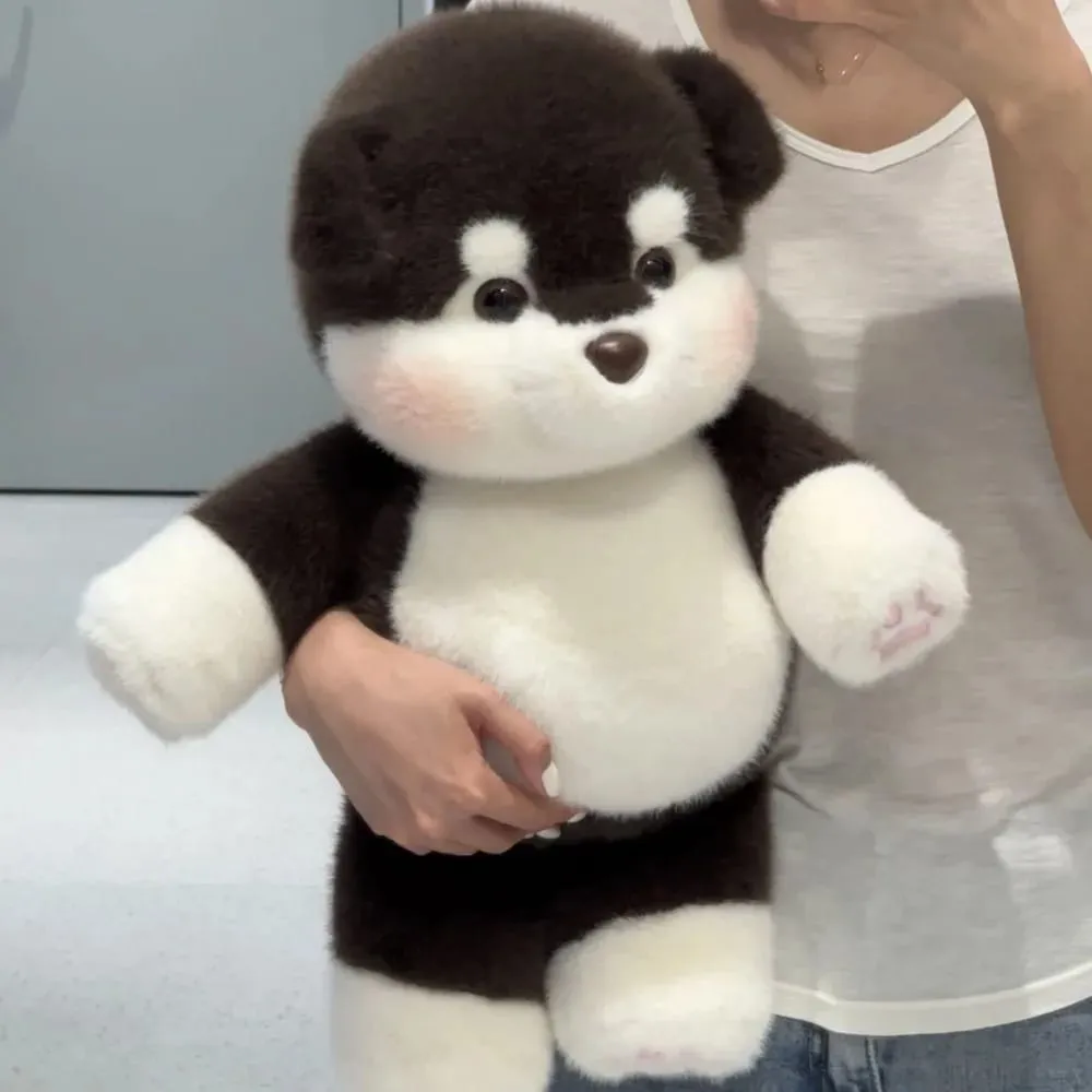 Creative Gift Soft Dog Stuffed Animal Plush Pillow Emotional Support Cute Stuffed Animals Plush 17.7inch Plush Pillow
