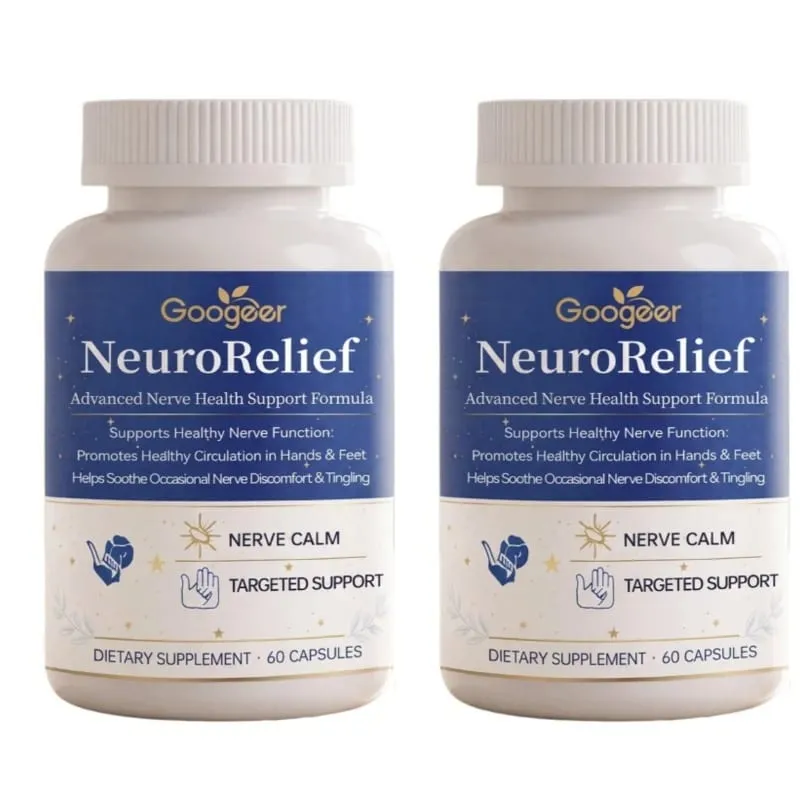Googeer NeuroRelief Advanced Nerve Health Capsules Daily Support for Nervous System Wellness & Healthy Circulation 60 Capsules