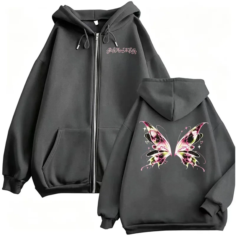 Omar Courtz Por Si Manana No Estoy New Album Tour Zip Up Hoodies Men Women Casual Long Sleeve Bodywarmer Sweatshirt Jacket Coats