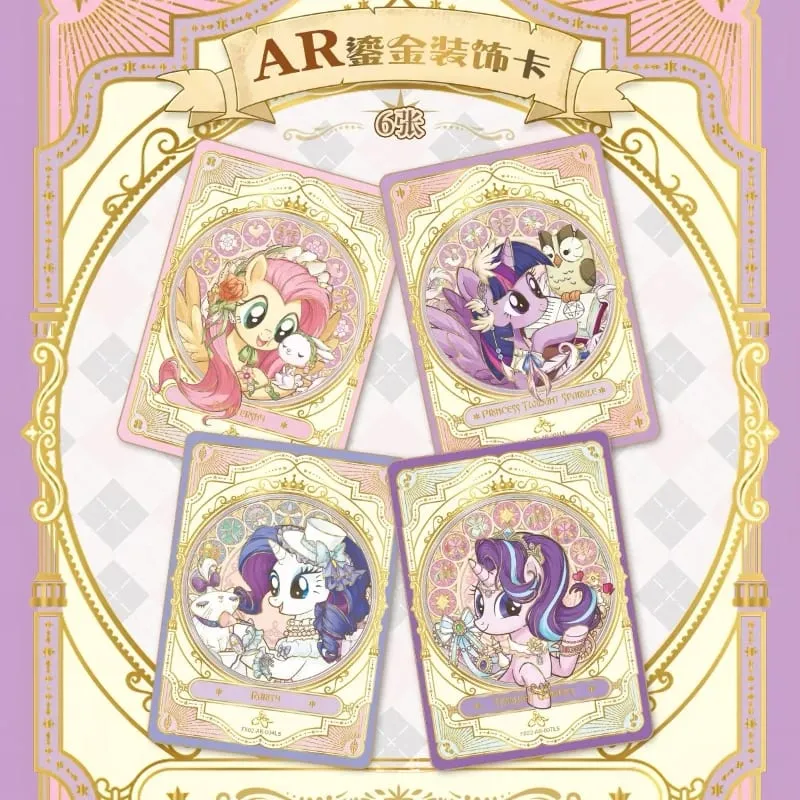 Genuine My Little Pony Card Friendship Forever Cards Star Pack Gorgeous Gilded Princess Cards Collectible Card Toys Gifts