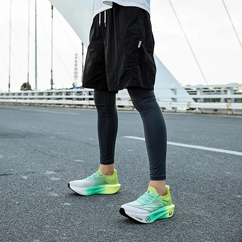 Running Shoes Carbon Board Speciality Marathon Men Sports Reticular Breathable Lightweight Women's Athletic Nonskid Sneakers