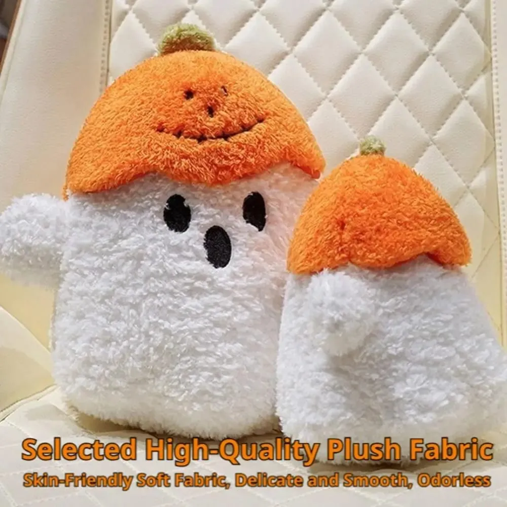 Cozy Ghost Decorative Cushion Hug Pillow Fabric PP Cotton Filling Pumpkin Pillow Ghost Halloween Theme