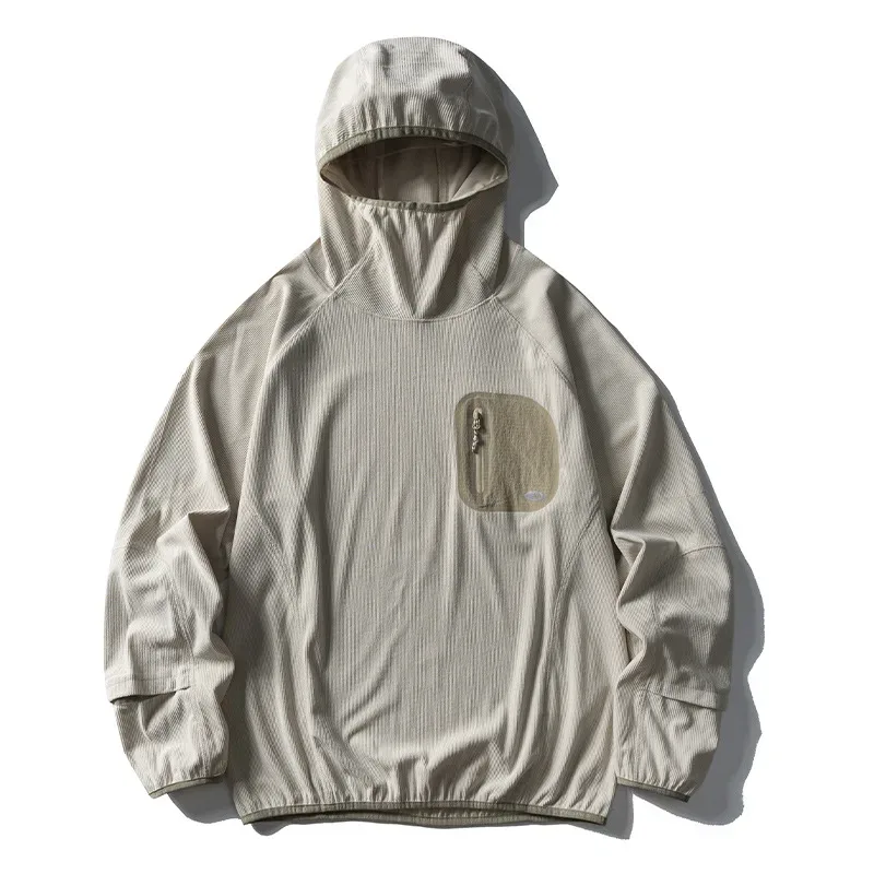 Outdoor Sport Hoodies Men Women Lightweight Fleece Long Sleeve Breathable Pullovers Hooded Sweatshirt Unisex Track T Shirts Tops