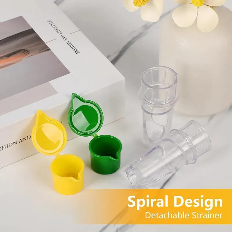 Portable Lemon Squeezer with Filter Manual Citrus Juicer Mini Orange Extractor Freshness Preserving Kitchen Juices Reamer