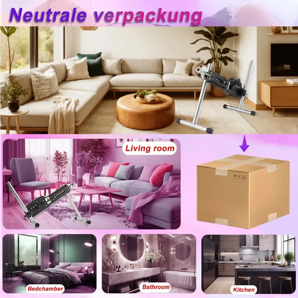 70w-Wired Wireless Sex Machine Turbo Gear Power Love Machine for Women Man Adults Masturbation Toys Anti rotation machine