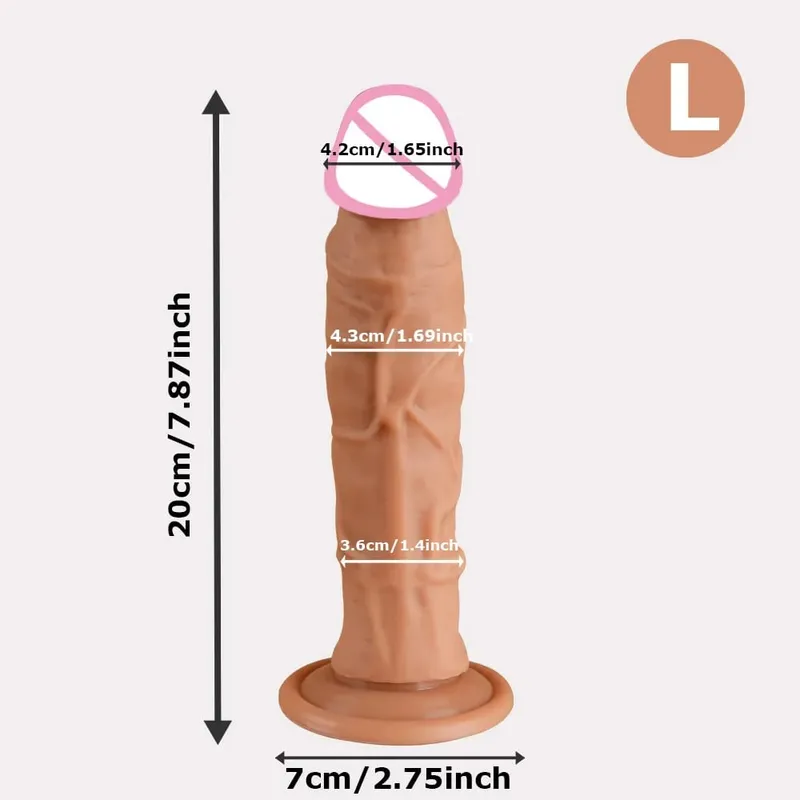 5 Sizes Realistic Dildo Sex Toys for Women Soft Huge Penis Suction Cup Thick Anal Dildo Adult Masturbator Cock Dick Butt Plug