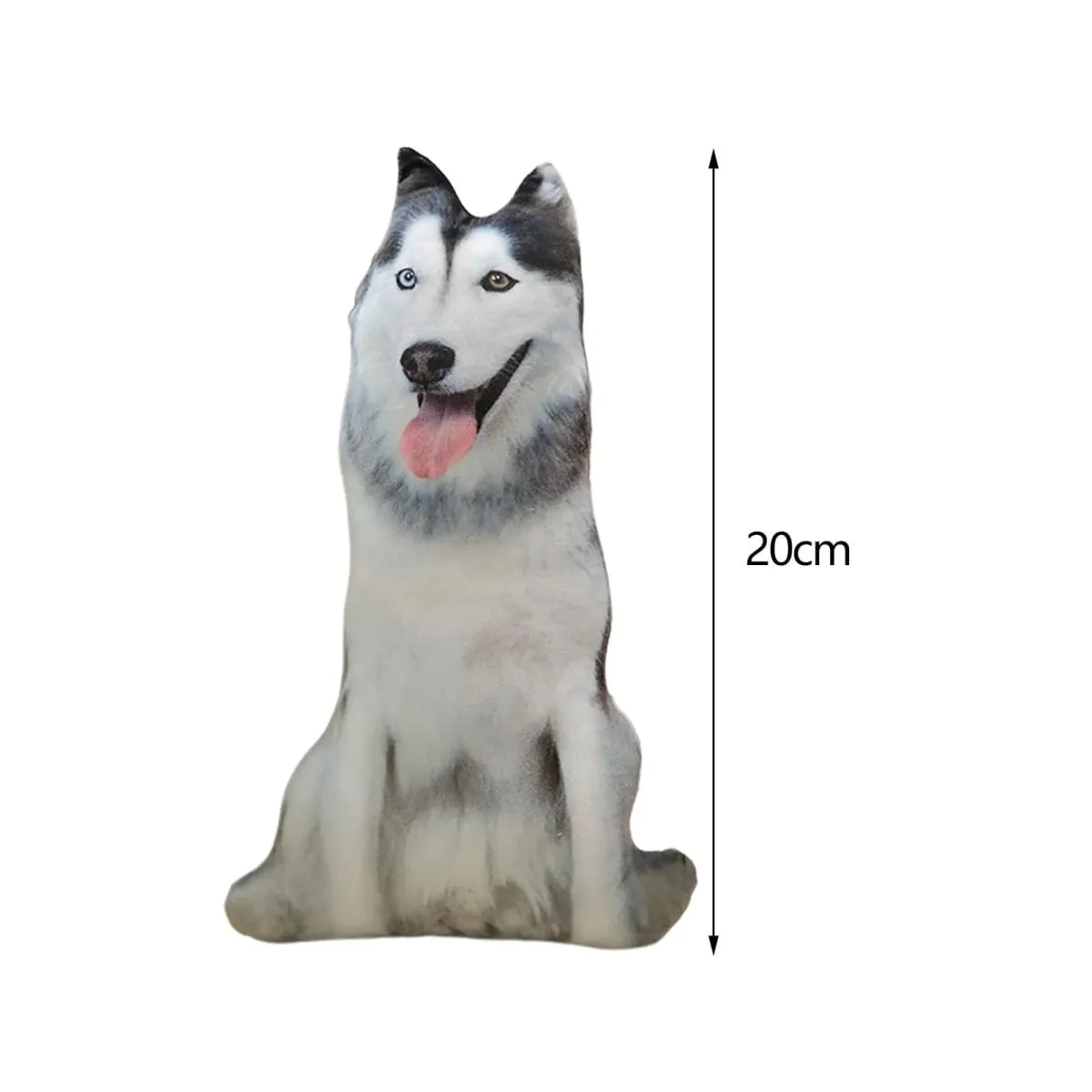 3D Dog Throw Pillow Animal Throw Cushion Pillow for Sofa Bed Office