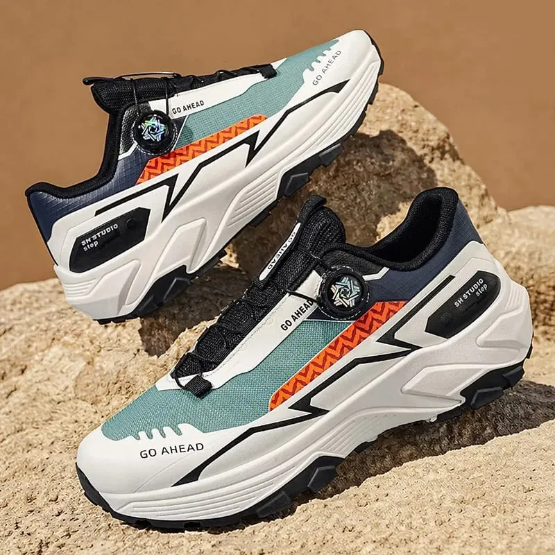 Mens Sneakers Casual Outdoor Anti Slip Shock-absorbing Versatile Off Road Hiking Shoes Kumportable Soft Sole Running Shoes Man