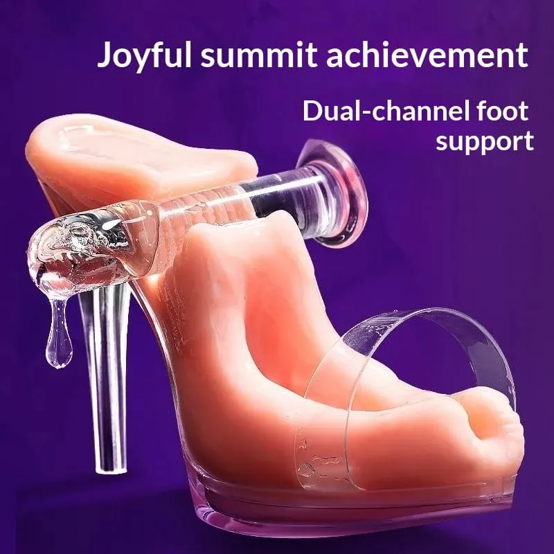 Winkwinkey High Heel Style Foot Stimulation Cup Soft Silicone Adult Toy for Personal & Couple Intimate Play