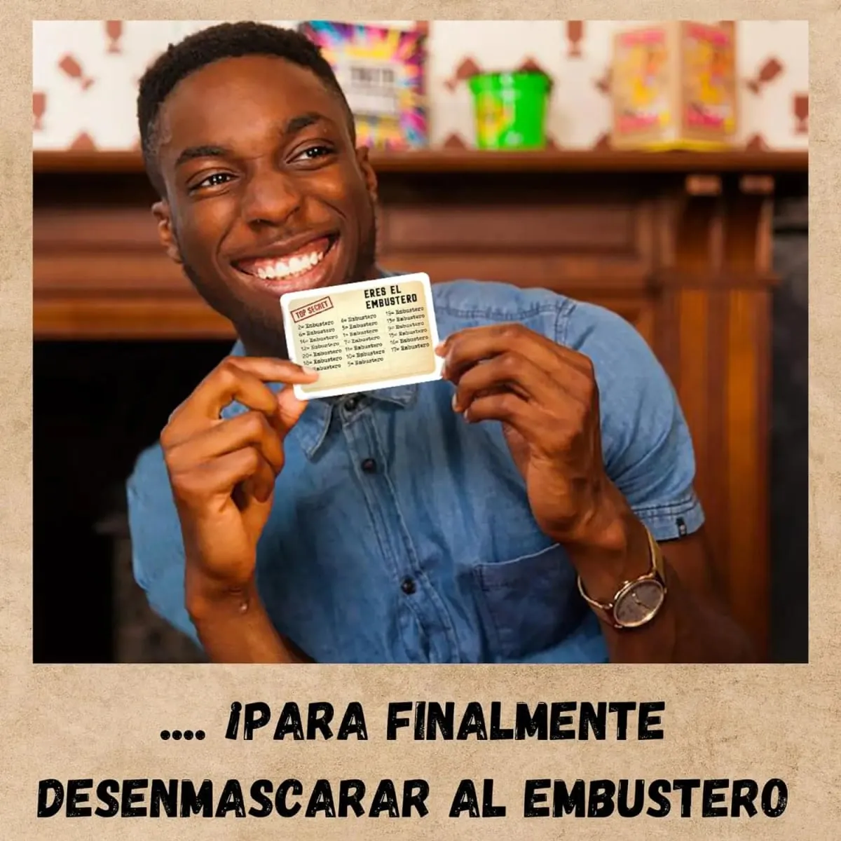 El Embustero Spanish Fun Party Card Game Strategy Bluffing & Creative Word‑Association Game for Friends to Unmask the Impostor