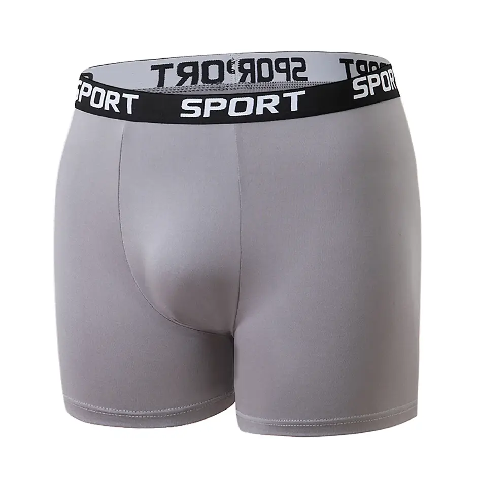 5-piece Set Of Solid Color Fashionable Simple Sports Long Underwear Comfortable Plus Size Flat Corner Pants Cycling Base Shorts