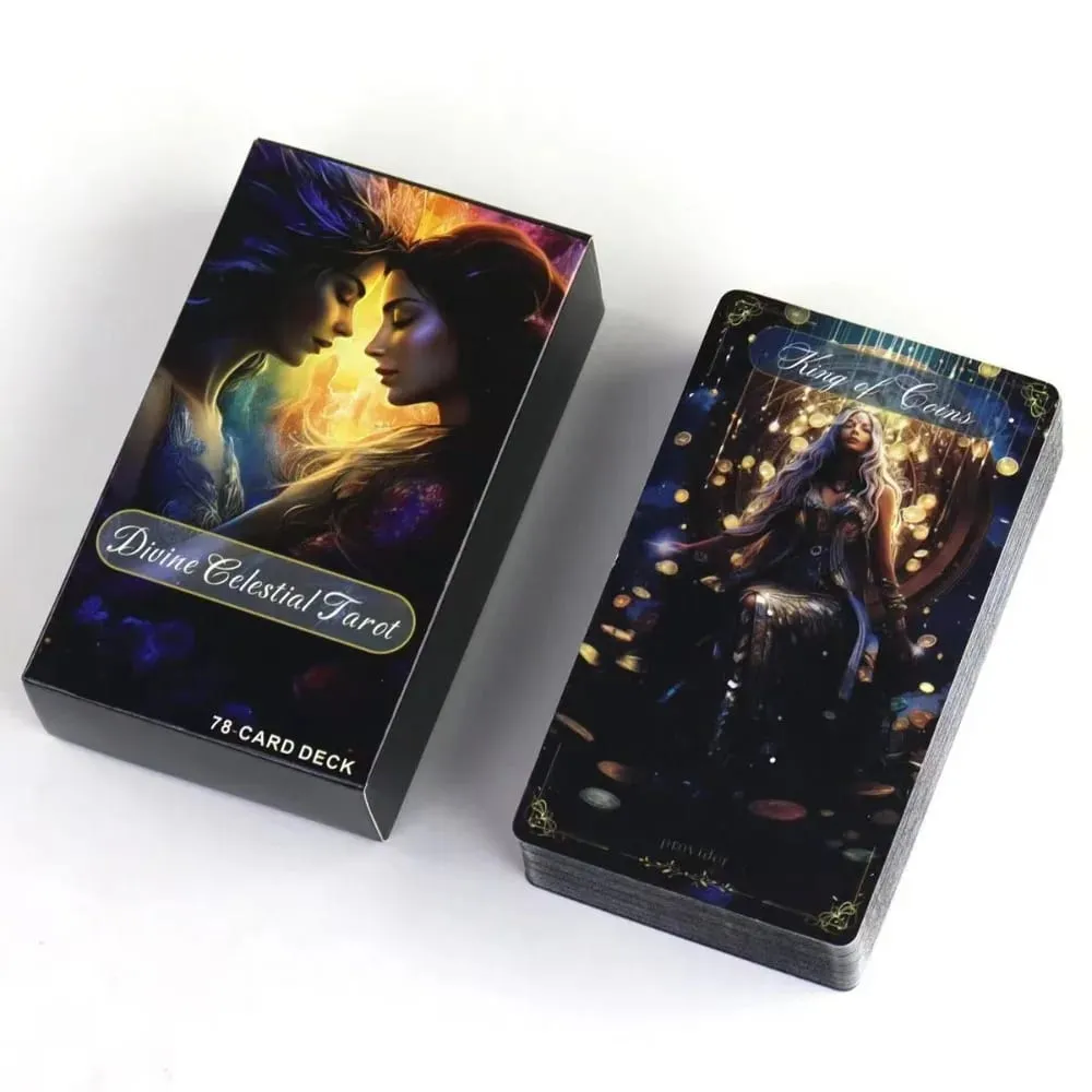 Divine Celestial Tarot 10.3*6cm with Empowering Women Taking Center Stage 78 Pcs Cards