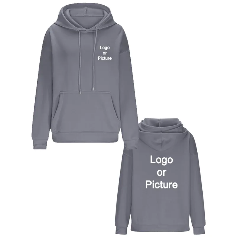 Sudaderas con capucha de gran tamaño para mujer, estampado personalizado, manga larga, holgada, con hombros caídos, jerséis, diseño artesanal