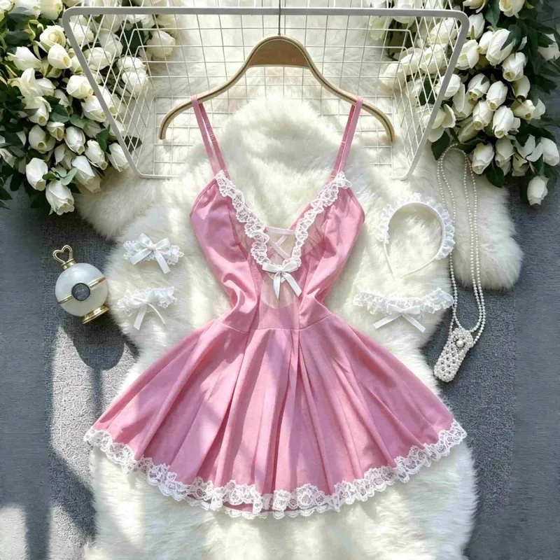 Kawaii iç çamaşırı seksi kadın pijama Cosplay tavşan kız elbise günaha saf Cosplay tavşan kulak Anime içi boş tulum üniforma