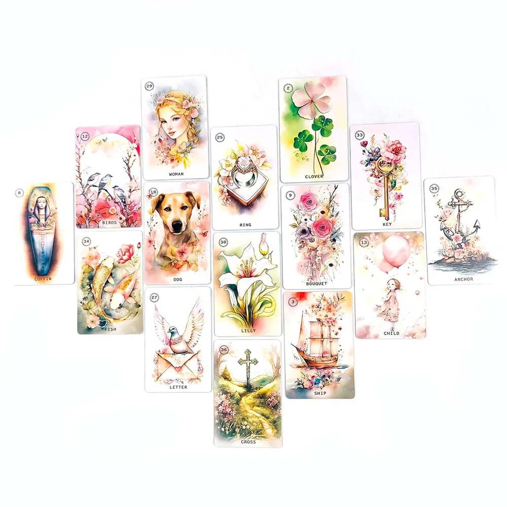 New Exquisite Oracle Cards A 38 Cards For Fate Divinations Party Board Game Cards Game Spiritual Guidance & Collectors
