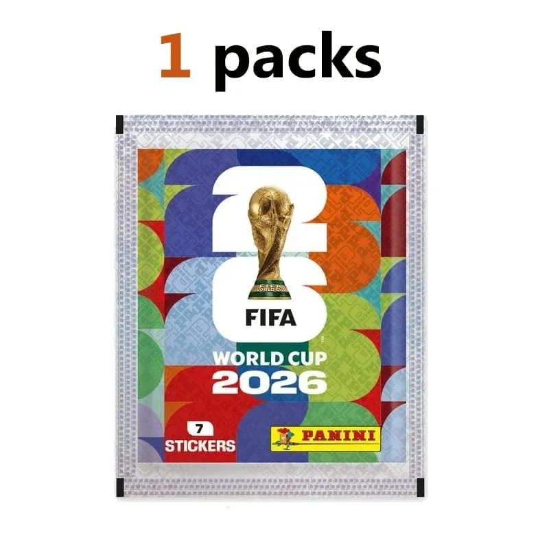 2026 FIFA World Cup Panini Trading Sticker Pack Soccer Football Cards Collection Sports Memorabilia Gift For Boys Kids