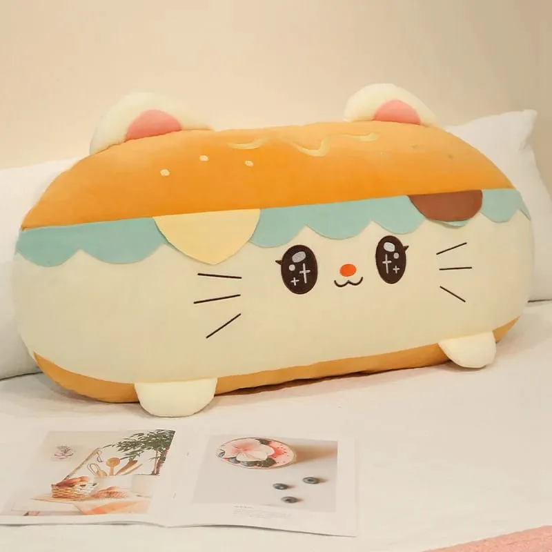 Hamburger Plush Cushion 58/88cm Stuffed Pillow Kawaii Sofa Bed Seat Decor Cushion Adorably Home Decor Toys Birthday Gifts — image 7