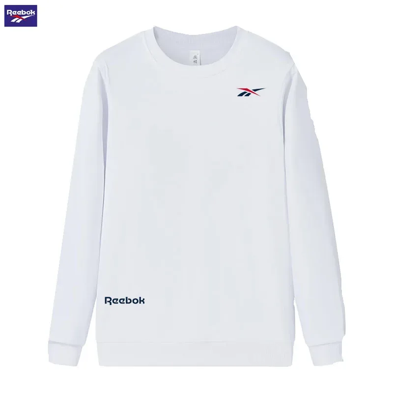 2026 Stride Running Spring/Autumn Men's and Women's Universal Round-neck Hoodie - Lightweight Solid-color Long-sleeved Loose-Fit